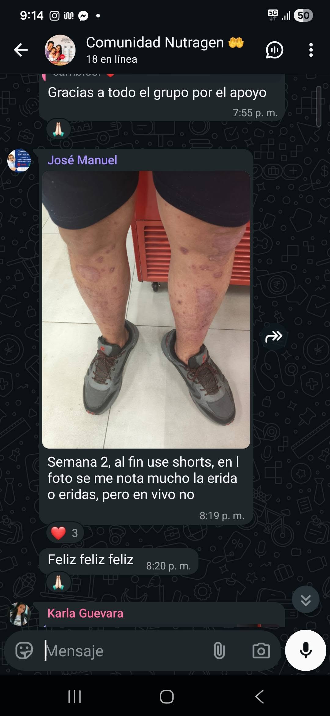 &ldquo;Semana 2, al fin usé shorts&rdquo; — José Manuel
